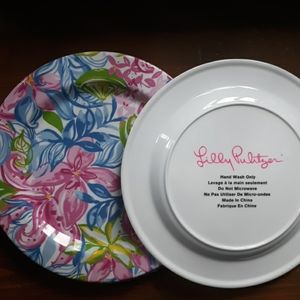 GWP set of 4 Lilly Pulitzer dinner plates
